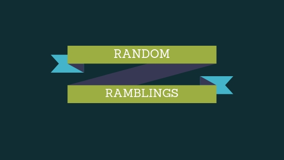 Random ramblings